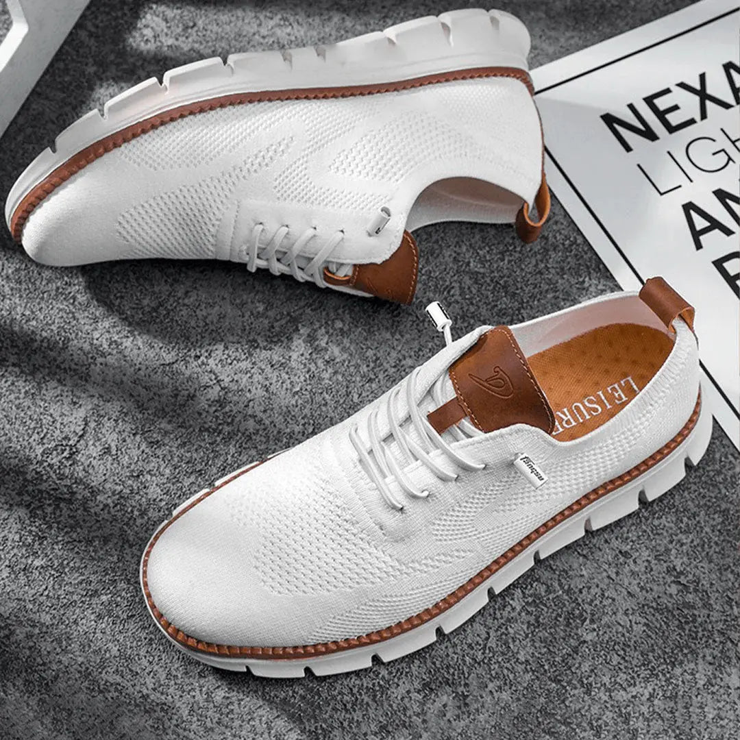Men's Breathable Knit Sneakers – Ultra-Cushioned Lightweight Trainers