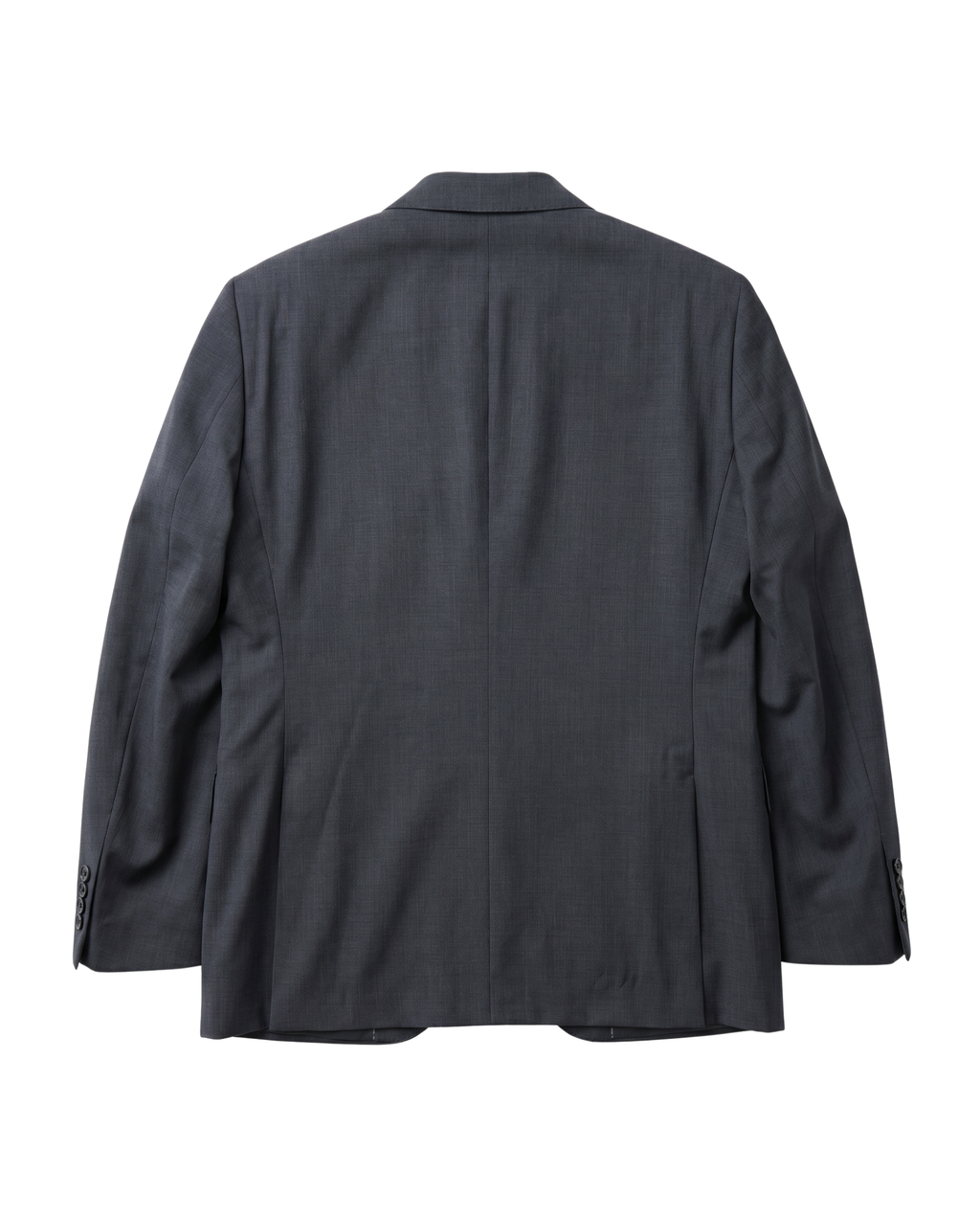 Men's Black Wool Slim Fit Notch Lapel 2-Button Suit – view 5
