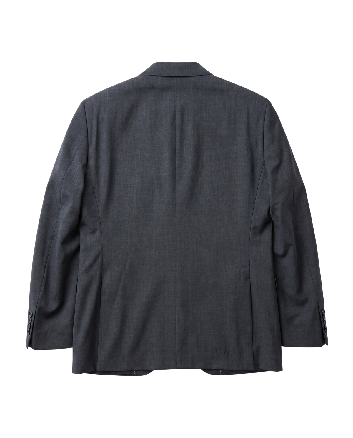 Men's Black Wool Slim Fit Notch Lapel 2-Button Suit – view 5