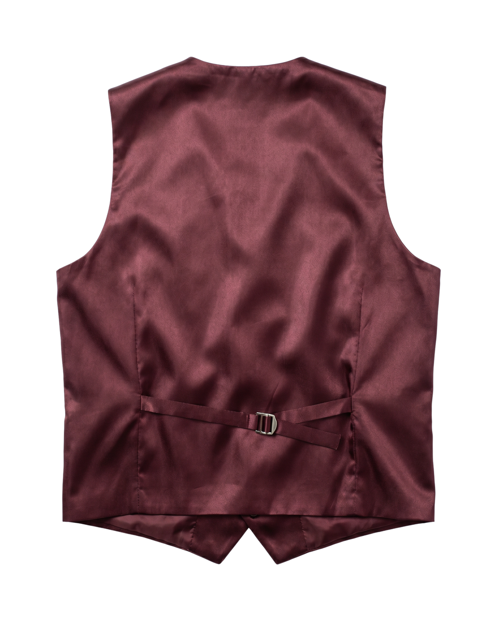 Men's Burgundy Wool Blend Slim Fit Notch Lapel 3-Button Suit – view 7