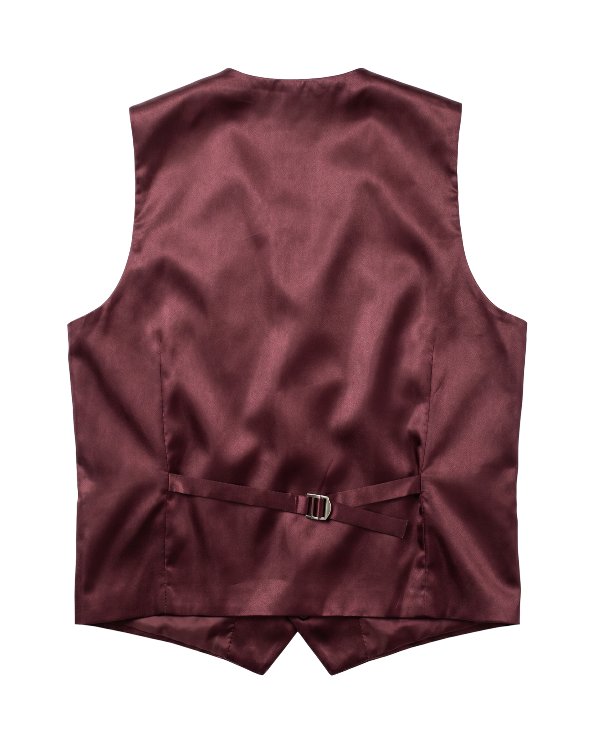 Men's Burgundy Wool Blend Slim Fit Notch Lapel 3-Button Suit – view 7