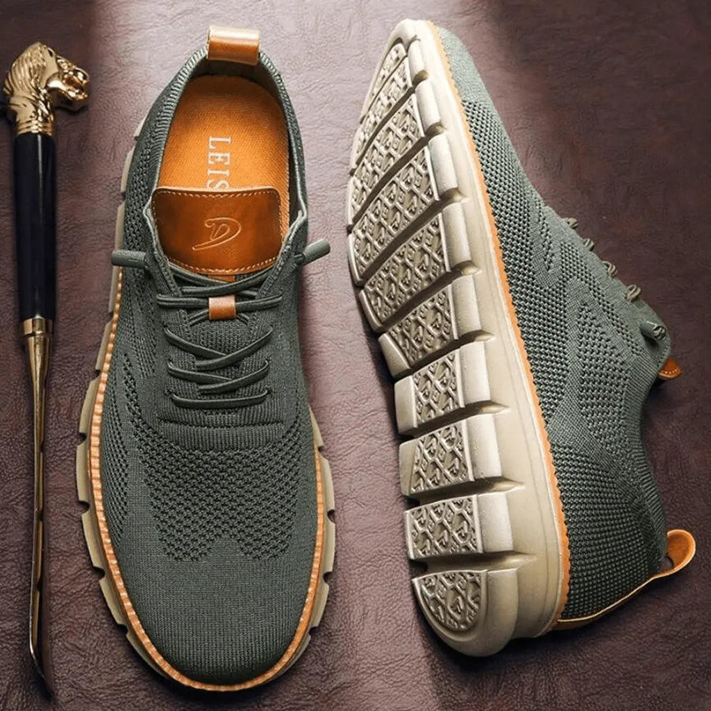 Men's Breathable Knit Sneakers – Ultra-Cushioned Lightweight Trainers