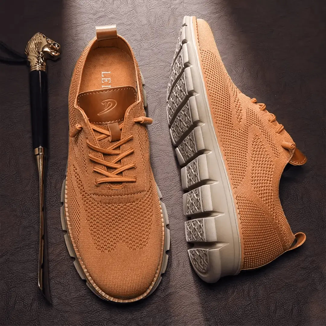 Men's Breathable Knit Sneakers – Ultra-Cushioned Lightweight Trainers