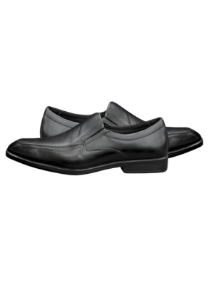 Men's Black Slip On Loafer Leather Dress Shoes – view 2