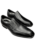Men's Black Slip On Loafer Leather Dress Shoes