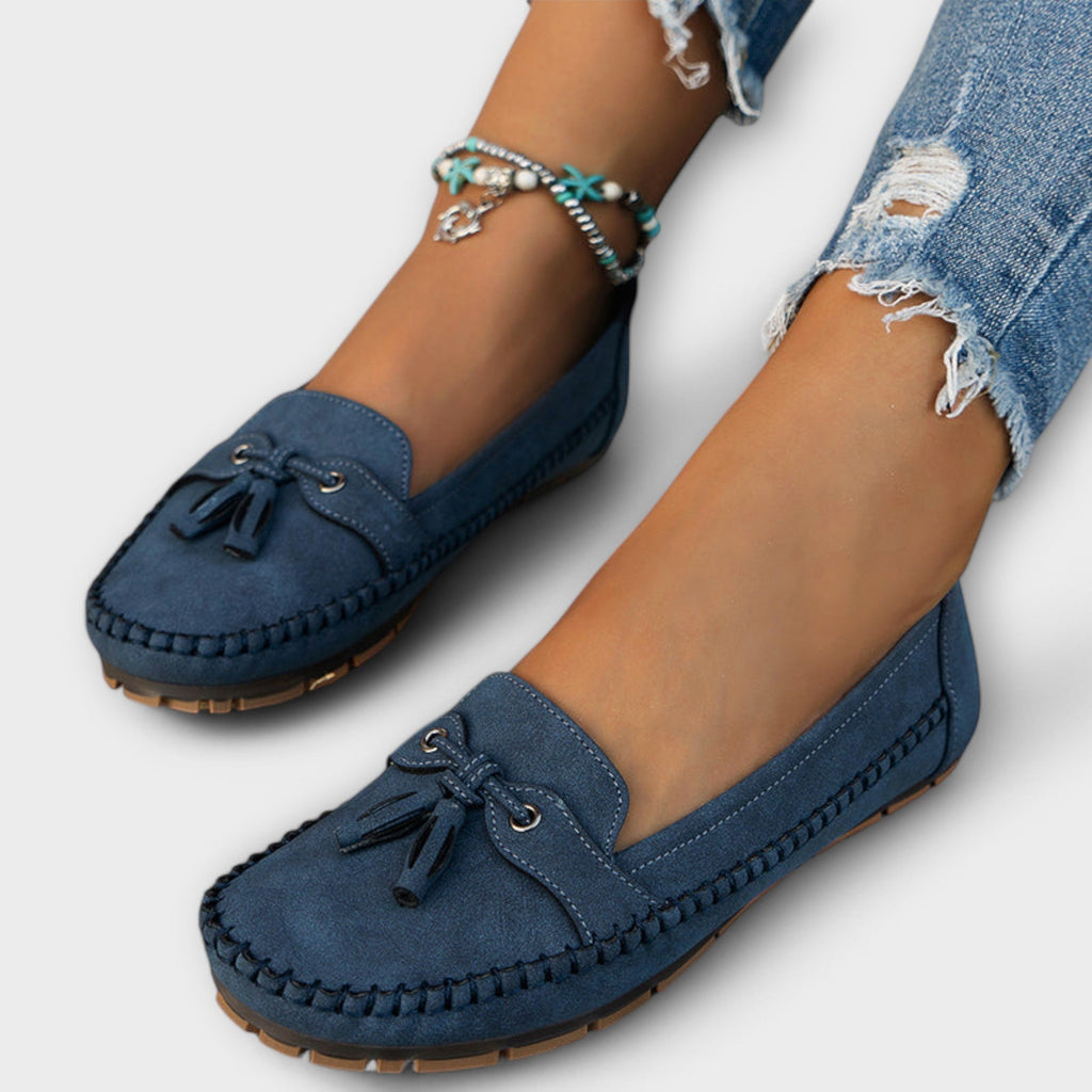 Women's Comfort Loafers – Supportive Cushioned Slip-On Flats for Everyday