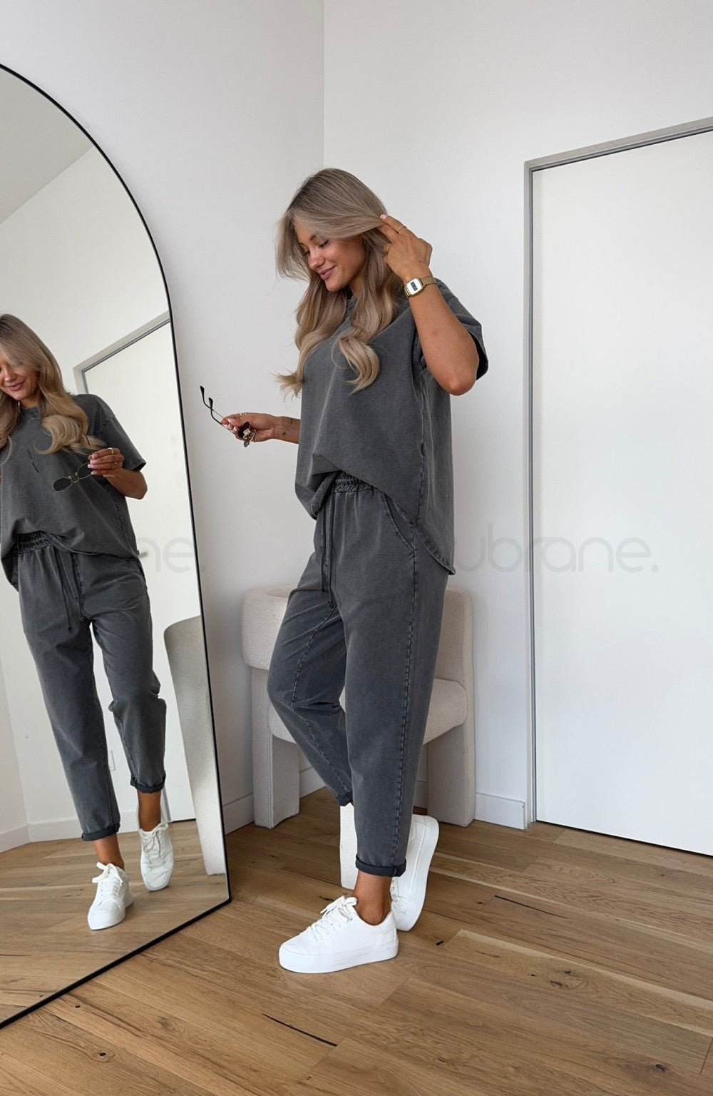 Women's Two-Piece Comfort Co-ord Set – Soft Knit Top with Shorts or Trousers