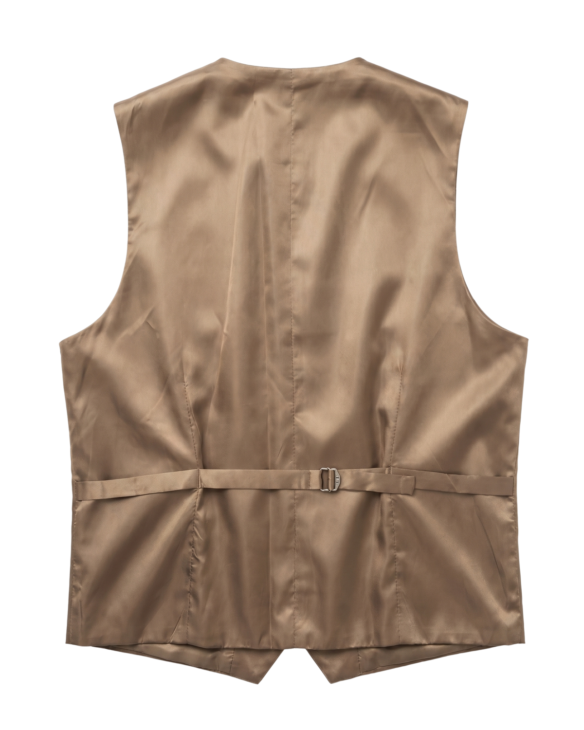 Men's Camel Tan Classic Fit Peak Lapels Wool 3-Piece Suit – view 6