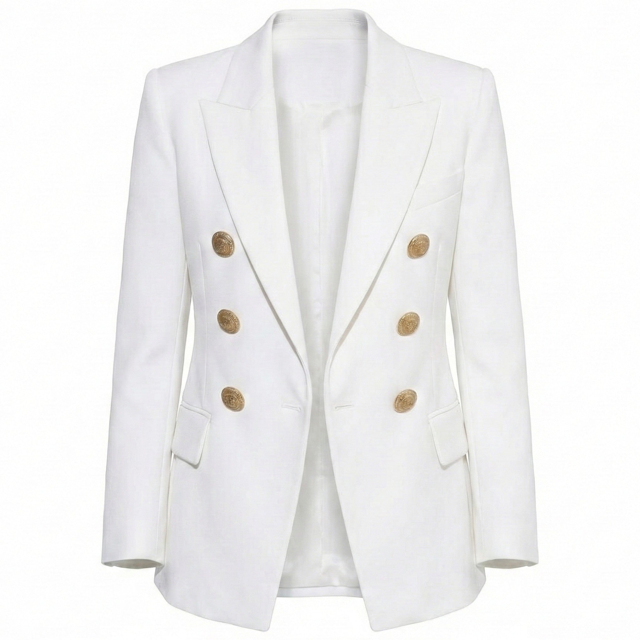 Women's Button-Up Blazer – Tailored Single-Breasted Jacket for Office & Smart Wear
