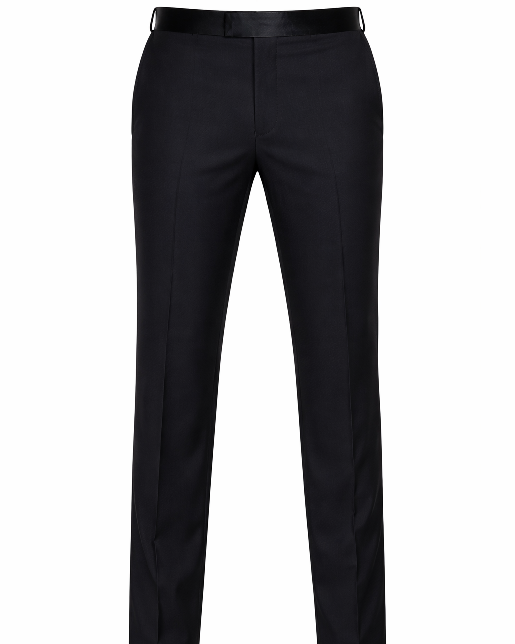 Men's Black Peak Lapel Wool Slim Fit Tuxedo – view 8