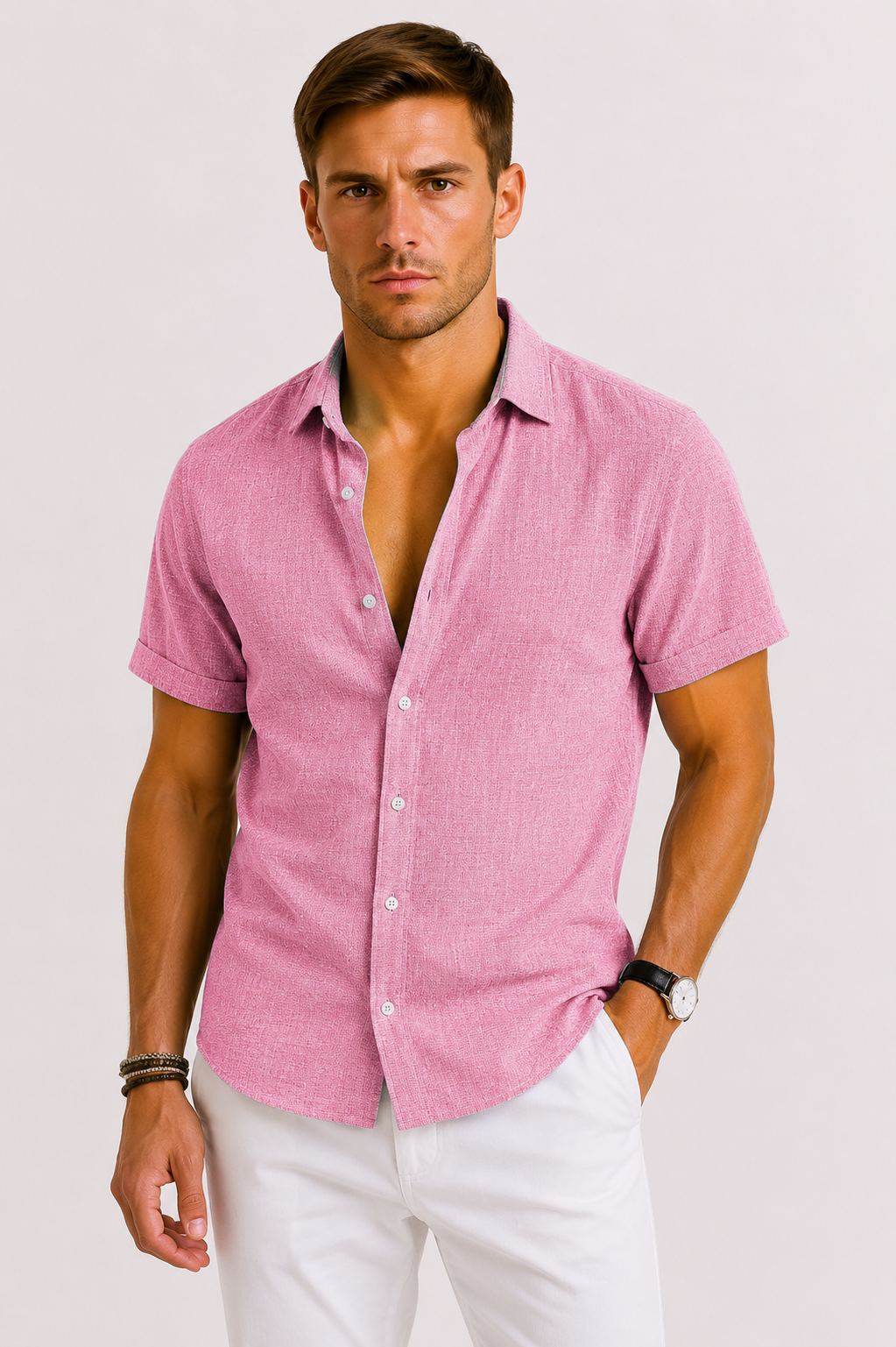 Men's Linen Shirt – Airy Lightweight Summer Shirt with Timeless Design
