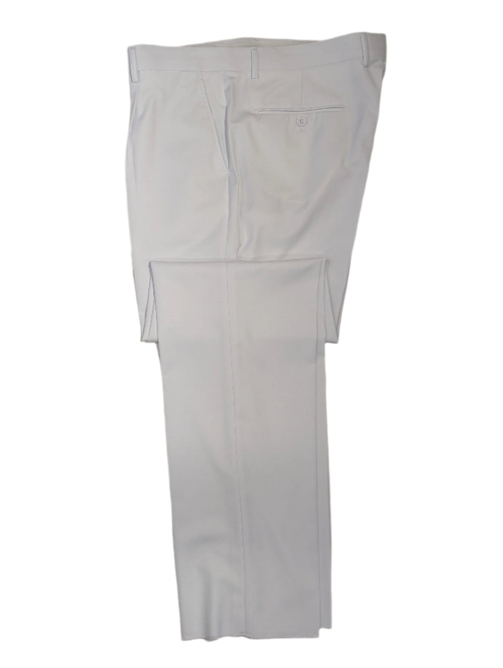 Men's Solid White Double Breasted Suit – view 8