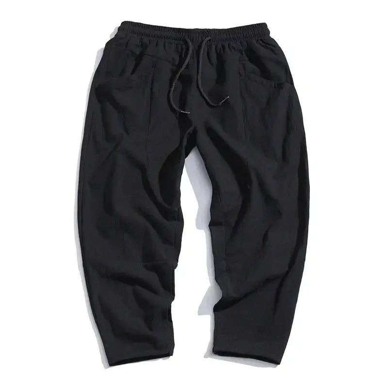 Men's Kyoto Cropped Tapered Pants – Casual Lightweight Trousers